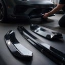Splitter předního nárazníku 3dílný přední spoiler a lipa nárazníku z ABS plastu lesklá černá pro Seat Leon MK3 5F 2012–2016 5