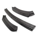 Splitter til frontspoiler 3-delt bundspoiler lip diffusor i ABS plast karbonlook til MK3 2012–2016 og tuning af eksteriør 1