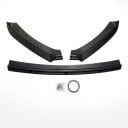 Splitter til frontspoiler 3-delt lip spoiler, ABS plast, karbonlook, til tuning af fronten på MK3.5 2017–2019 3