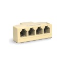 Splitter til telefonkabel RJ11 1-4 porte 4