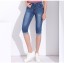 Spodnie jeansowe Capri - niebieskie 2