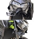Spoiler aerodinámico frontal para Kawasaki Z900 2020–2022 Alerones bajo el faro Negro mate Tuning naked motocicleta 4