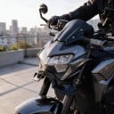 Spoiler aerodinámico frontal para Kawasaki Z900 2020–2022 Alerones bajo el faro Negro mate Tuning naked motocicleta 9
