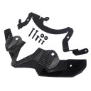 Spoiler anteriore della carenatura per Kawasaki Z900 ZR900 2020–2024 Alettone aerodinamico in plastica ABS Aspetto carbonio protezione contro i sassi 1