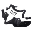 Spoiler avant de carénage pour Kawasaki Z900 ZR900 2020–2024 Aileron aérodynamique en plastique ABS Noir mat protection contre les gravillons 1
