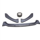 Spoiler avant de pare-chocs, lèvre en 3 parties avec diffuseur, plastique ABS, aspect carbone, noir, pour la série 1 F20 F21 M-paket facelift 2