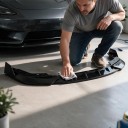 Spoiler avant inférieur de pare-chocs 3 pièces lip splitter avec diffuseur en plastique ABS noir brillant pour BMW Série 3 G20 G21 G28 2019–2022 2