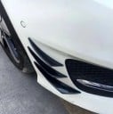 Spoiler de difusor de carrocería juego 6 unidades negro brillante decoración universal parachoques delantero tuning automóvil molduras protectoras 2