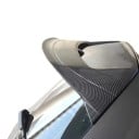 Spoiler de toit arrière pour coffre, montage adhésif sans perçage, plastique ABS, aspect carbone noir brillant, pour Golf 8 MK8 GTI GTD R GTE 2