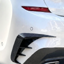 Spoiler del paraurti posteriore copertura dell'uscita dell'apertura di ventilazione 20 x 32 x 10,5 cm aspetto carbonio accessorio in plastica per la modifica dell'auto 3