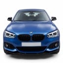 Spoiler frontal al barei de protecție, lip și difuzor din plastic ABS lucios negru pentru BMW Seria 1 F20 F21 M-Pack Facelift 2015–2019 7
