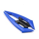 Spoiler lateral aerodinámico de colores universal para motocicleta 1 par decoración de tuning de carenado frontal 9