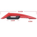 Spoiler latéral aérodynamique coloré universel pour moto 1 paire de décoration de carénage avant tuning 2