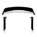Spoiler pentru geamul din spate, set superior și lateral, capac acoperiș din spate, plastic ABS, negru lucios, pentru Seat Leon Mk3 5F FR 5 uși 1