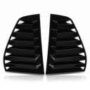 Spoiler per i finestrini posteriori laterali VW Golf 5, tende per i finestri triangolari, coppia L+P, plastica ABS, nero lucido, per Golf MK5 5 porte 1