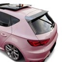 Spoiler til bagrude, øverste spoiler og side spoilere, bageste tagdæksel, ABS plast, kulfiberlook, til Seat Leon Mk3 5F FR 2013–2019 2