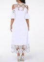 Spoločenské midi šaty plus size 1