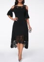 Spoločenské midi šaty plus size 2