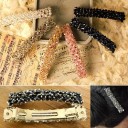 Spona per capelli decorata con strass J3072 2