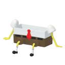 Sponge Holder 8.2 x 4.2 cm Wall-Mounted Draining Rack for Sink Plastic Organiser for Brush and Cloth 1