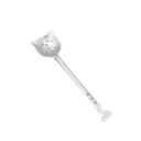 Spoon in the Shape of a Cute Cat 16 x 1.5 cm 4