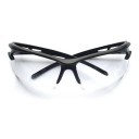 Sport Cycling Glasses with UV Protection Semi-Rimmed Design with Curved Lenses and Black Frame Suitable for Cycling and Hiking 3