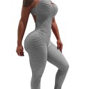 Sport jumpsuit för kvinnor med öppen rygg A2004 16