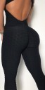 Sport jumpsuit för kvinnor med öppen rygg A2004 11