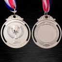 Sportági Érem Készlet 10 db Versenyekhez Serleggel és Kalásszal 5 cm Átmérőjű Cinkötvözet Trikolór Szalagokkal Gyerekeknek és Iskolai Eseményekhez 12
