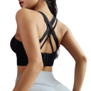 Sportbeha voor dames Sporttopje met push-up effect Sportbeha met kruisbandje op de rug 1
