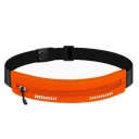 Sportigt svettband med blixtlåsficka av lycramaterial för löpning, fitness och cykling - svart, orange, grått eller blått 6