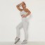 Sportliches Crop-Top und Leggings für Damen 7