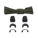 Sportliches Schnürsystem 140 cm 1 Paar Runde Schnürsenkel ohne Binden mit Schnalle Für Kinder und Erwachsene Sneakers Laufen Outdoor 15