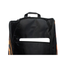 Sportovní batoh na tenisovou raketu, oblečení a boty 49 x 32 x 28 cm Voděodolný polyester Černo oranžový batoh pro tenisové vybavení 7