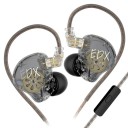 Sportovní sluchátka do uší KZ EDX Lite s mikrofonem odnímatelný OFC kabel pozlacený 2pin konektor dynamický měnič pro sport a hovory 2