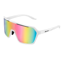 Sportowe okulary rowerowe niefotochromatyczne z białymi oprawkami Ochrona przed promieniowaniem słonecznym Męskie okulary do jazdy na rowerze, biegania i prowadzenia 2