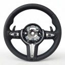 Sportowy kierownica do BMW Wersja M3 Przyciskami wielofunkcyjnymi i łopatkami zmiany biegów Czarny z kolorowym przeszyciem Dla F20 F30 F32 F48 F25 F15 1