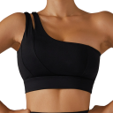 Sports-bh med én skulder Sports-top til træning Sports-bh med push-up-effekt V324 3