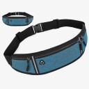 Sports Running Waist Bag 40 cm Colourful Fitness Belt Bag with Reflective Elements Multiple Pockets Adjustable Circumference 80–100 cm 3
