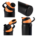 Sporttermometer 600 ml med magnetlock isolerad flaska för drycker 23,5 × 7,3 cm för sport, resor och daglig användning 7