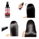 Spray termoprotettivo per capelli 100 ml con olio di cocco e olio di ricino protezione UV Idratazione Lucentezza Riparazione dei capelli danneggiati Asciugacapelli Piastra Arricciacapelli 3