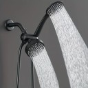 Sprchová sada dva v jednom velká horní hlavice průměr 10 cm i ruční sprcha hadice 147 cm plast vysoký průtok do koupelny i sprchového koutu 3