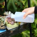 Sprejador curvado 500 ml Garrafa plástica transparente para jardim, cozinha e laboratório com dosagem precisa 3