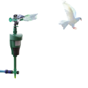 Sprinkler de movimento repelente de animais com detecção de movimento até 100 m² 13 × 6,5 cm verde 4