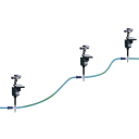 Sprinkler de movimento repelente de animais com painel solar deteção de calor e movimento até 10 m ângulo 120° alcance 93 m² proteção de jardim 3