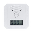 Square Carbon Monoxide Detector CO Alarm LED Display Sound Signalisation Wall Mount Battery Operation Safety Alarm Home Protection 1