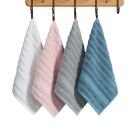 Square Hand Towels 35 x 35 cm 4 pcs Soft Cotton Face Towels for Children and Adults High Absorbency Soft 1