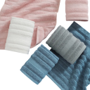 Square Hand Towels 35 x 35 cm 4 pcs Soft Cotton Face Towels for Children and Adults High Absorbency Soft 3