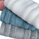 Square Hand Towels 35 x 35 cm 4 pcs Soft Cotton Face Towels for Children and Adults High Absorbency Soft 5