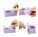 Square Tape Dispenser 92 x 56 x 35 x 28 mm Medical Tape Cutter for Eyelash Extensions Practical Organiser for Lash Stylists 3